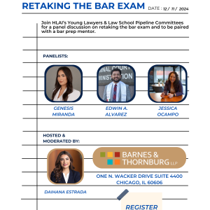 YLC and Pipeline Committee Retaking the Bar Exam Panel